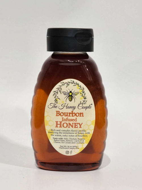 Bourbon Infused Honey: 2oz