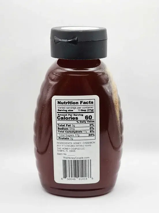Cinnamon Infused Honey: 16oz