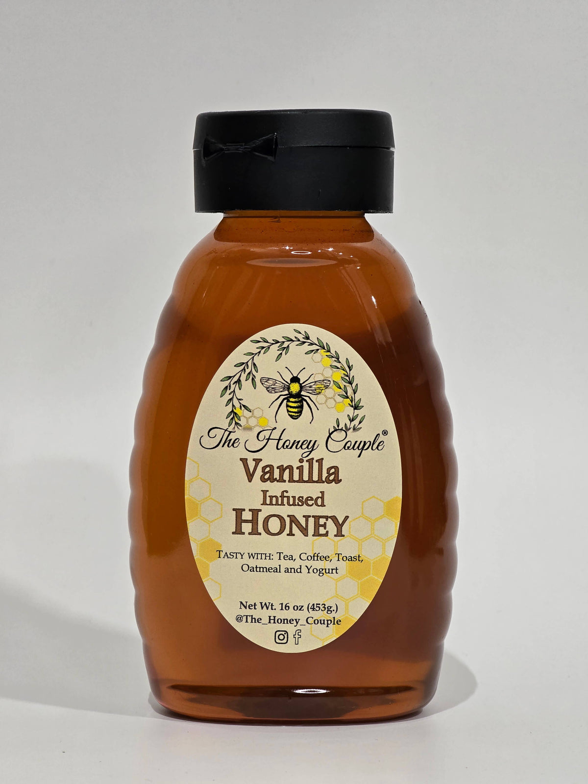 Vanilla Infused Honey: 2oz