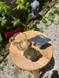 Silver & Yellow Gold Mesh Tea Infuser- Basket W/ Lid: Yellow Gold