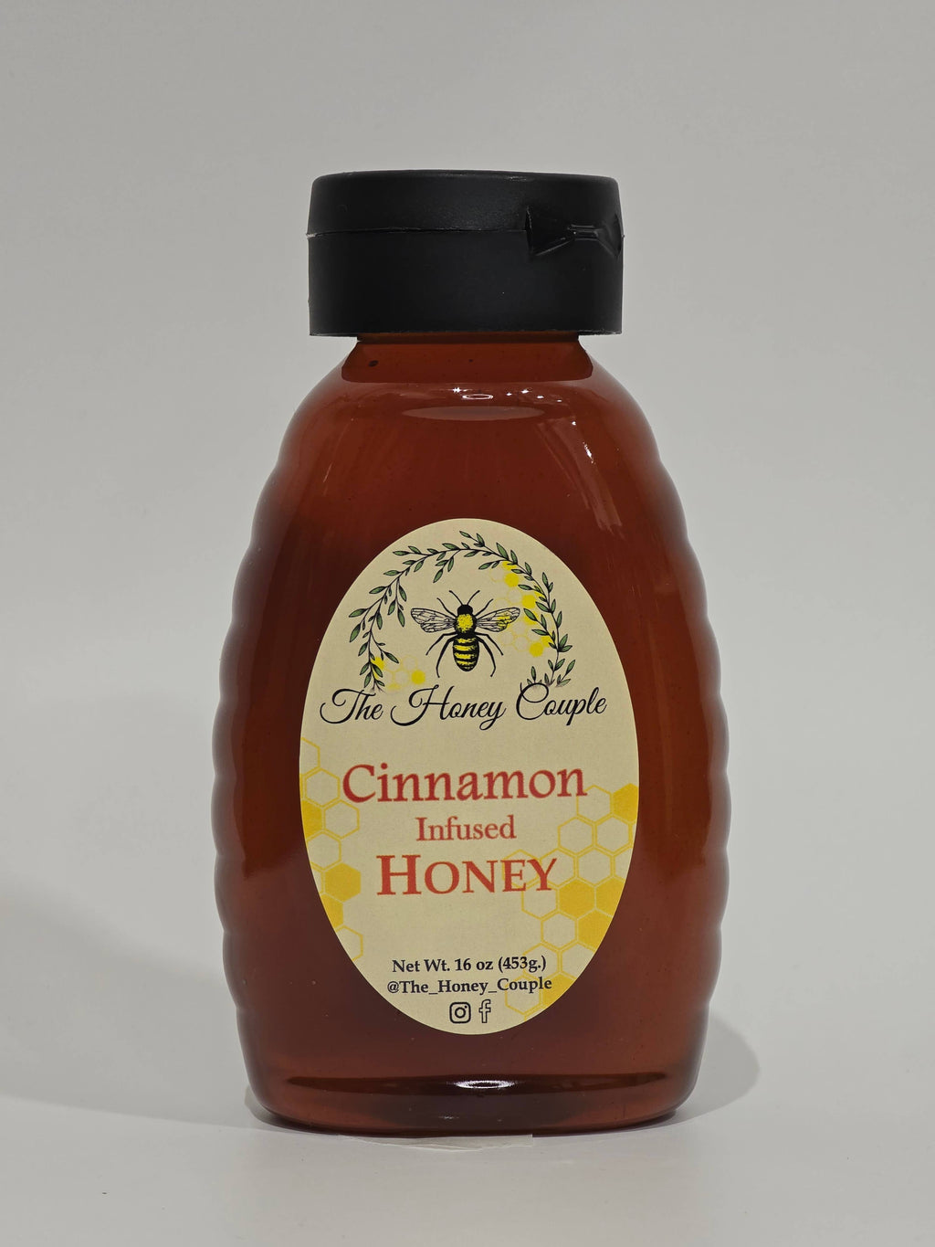 Cinnamon Infused Honey: 16oz