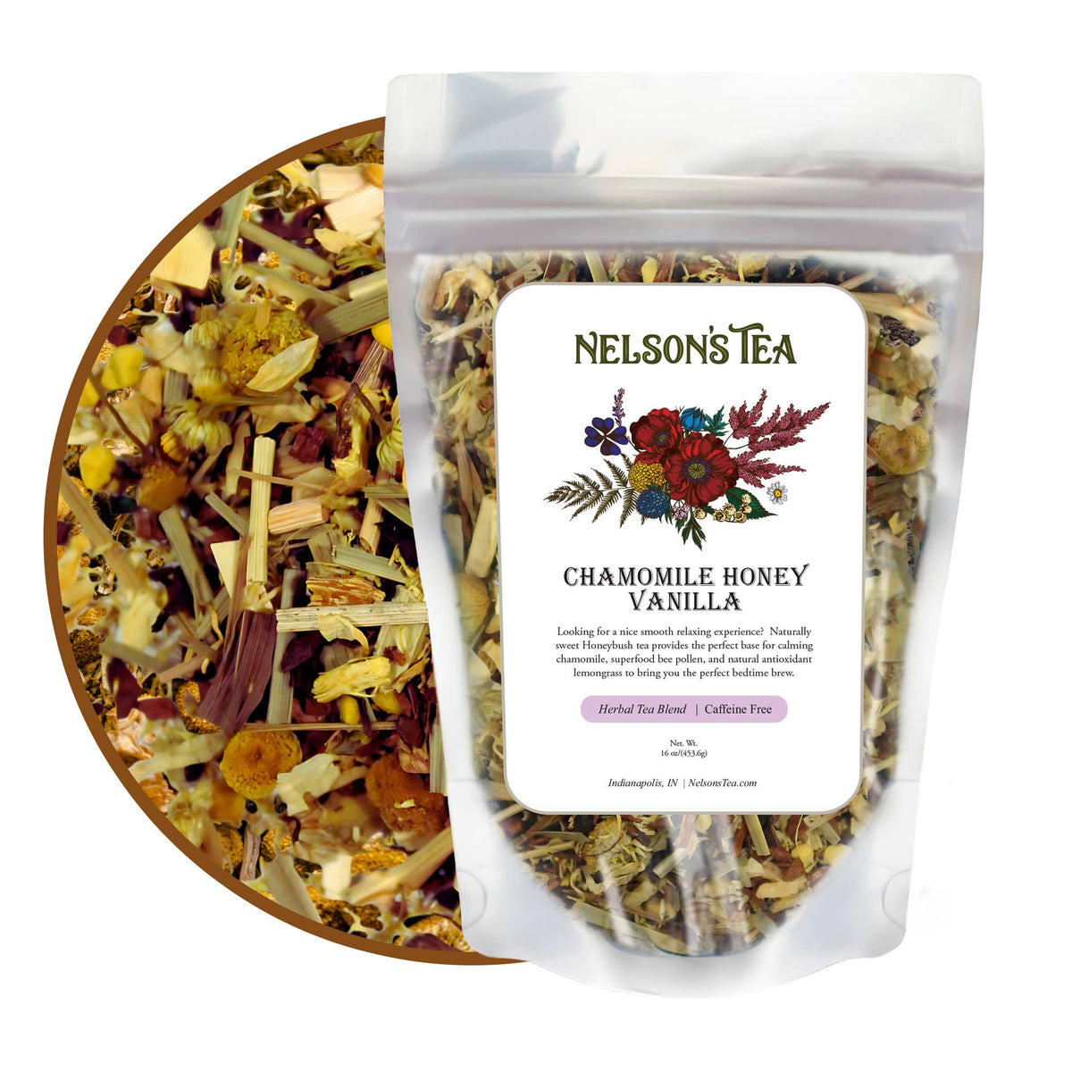 Chamomile Honey Vanilla: 16 oz/(453.6g)