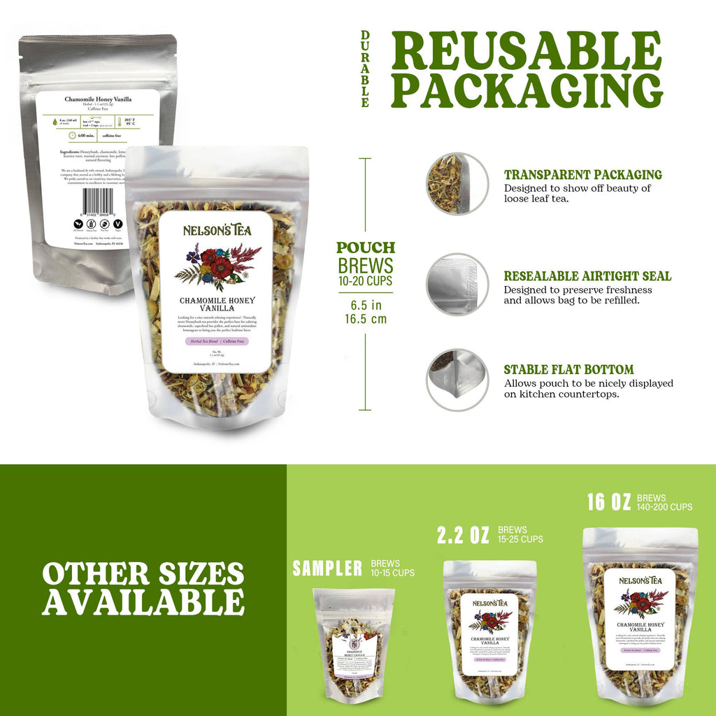 Chamomile Honey Vanilla: 16 oz/(453.6g)